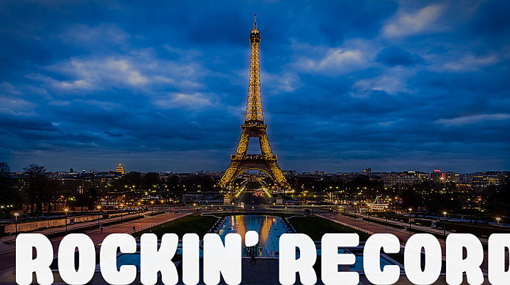 Rockin' Record Font