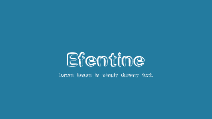 Efentine Font