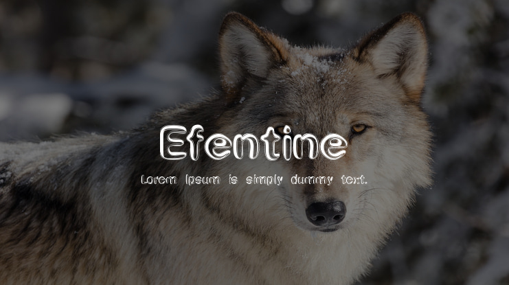 Efentine Font