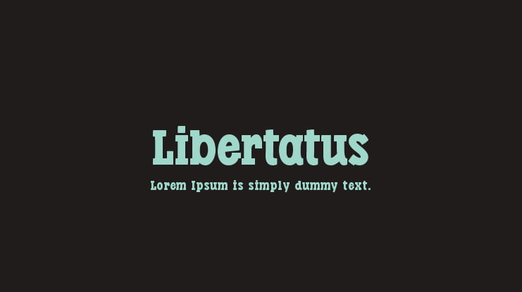 Libertatus Font Family