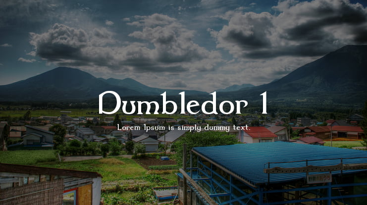 Dumbledor 1 Font Family
