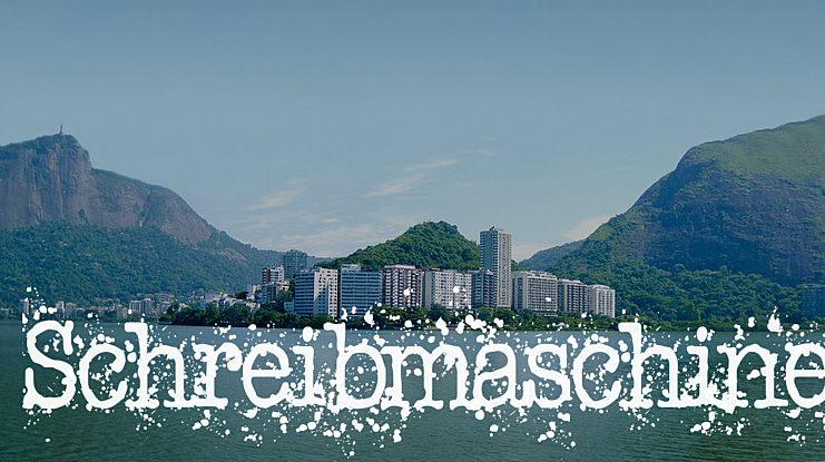 Schreibmaschine Font