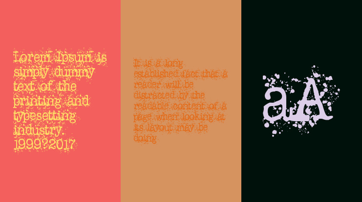 Schreibmaschine Font