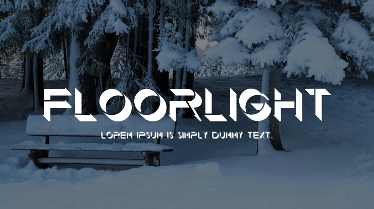 Floorlight Font