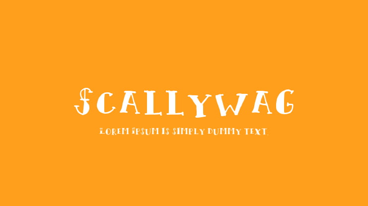 Scallywag Font