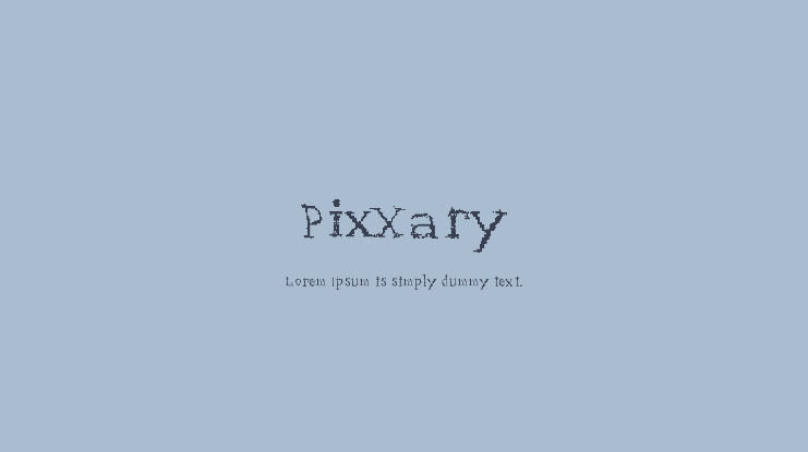 PixXary Font