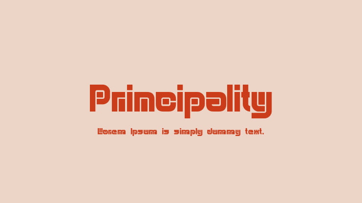 Principality Font