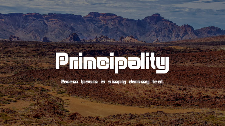 Principality Font