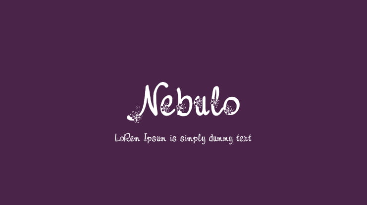 Nebulo Font