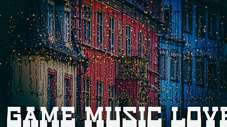 Game Music Love Font