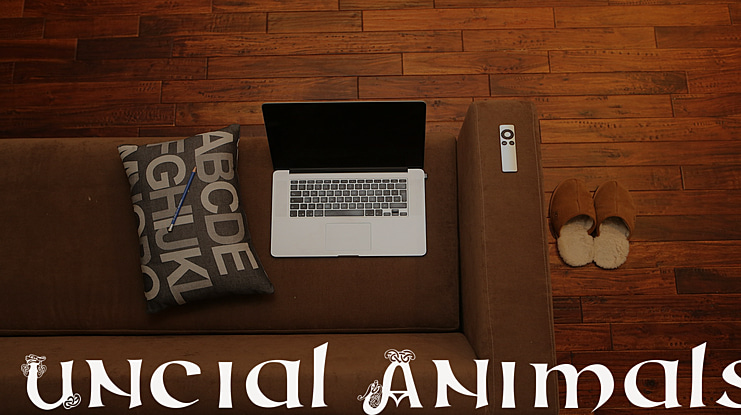Uncial Animals Font