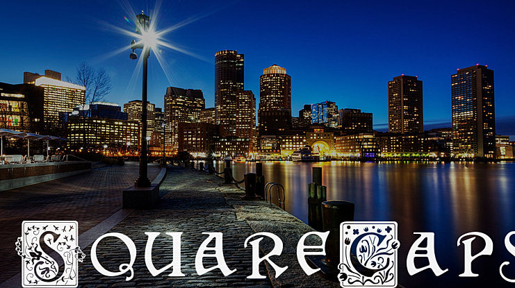 SquareCaps Font