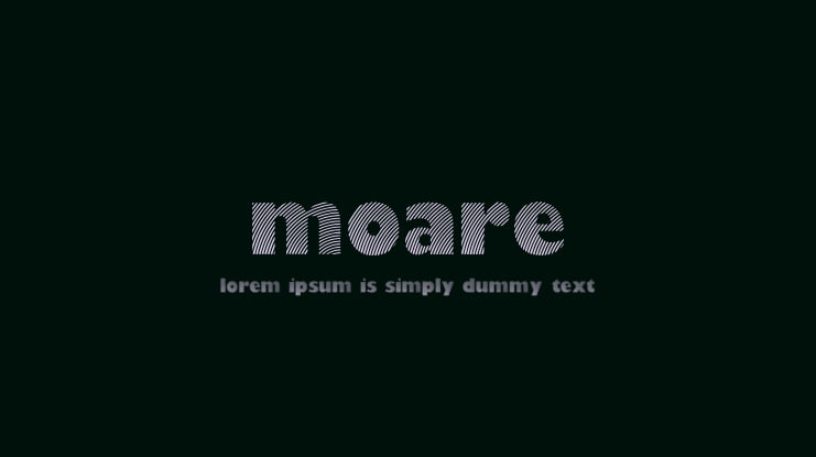 Moare Font