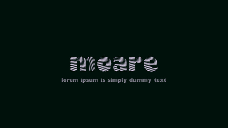 Moare Font