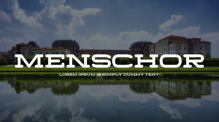 Menschor Font Family