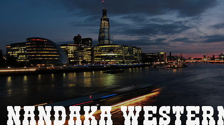 Nandaka Western Font