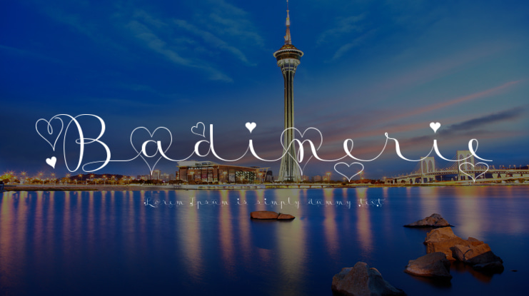 Badinerie Font