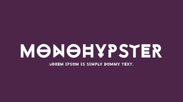 Monohypster Font