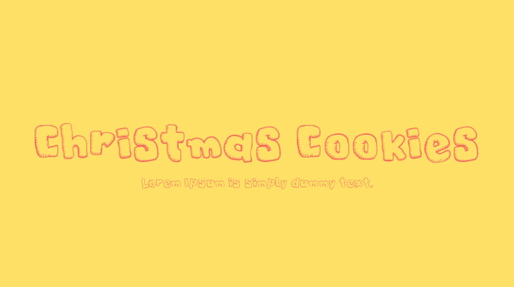 Christmas Cookies Font