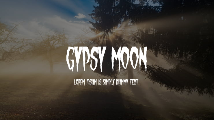 Gypsy Moon Font