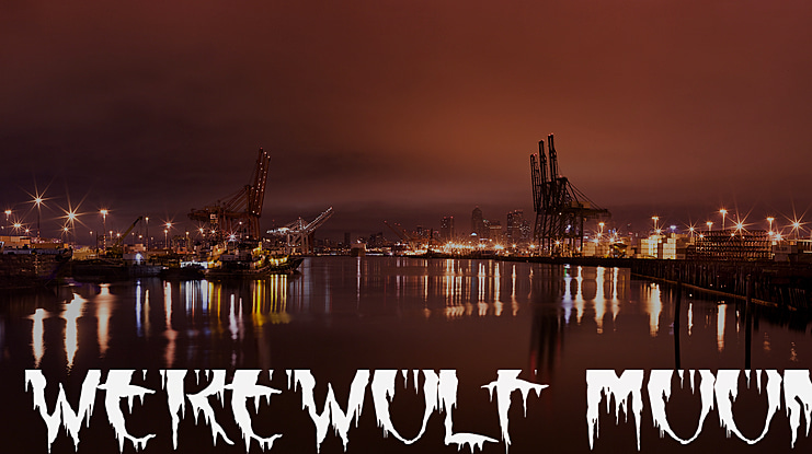 Werewolf Moon Font