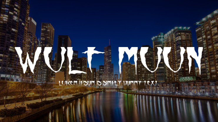 Wolf Moon Font