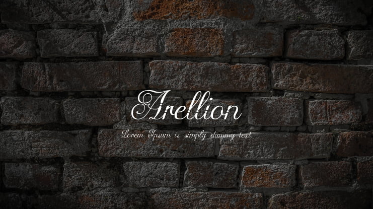 Arellion Font