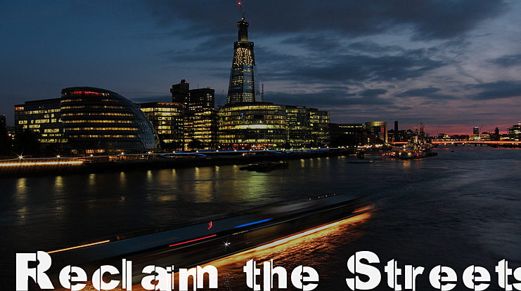 Reclaim the Streets Font