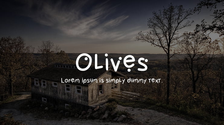 Olives Font Family