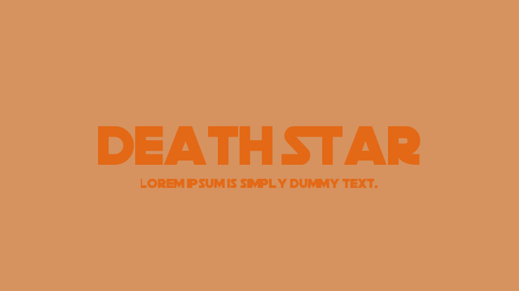 Death Star Font