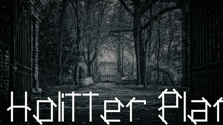 Holitter Plan Font