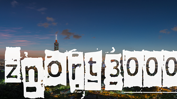 Znort3000 Font