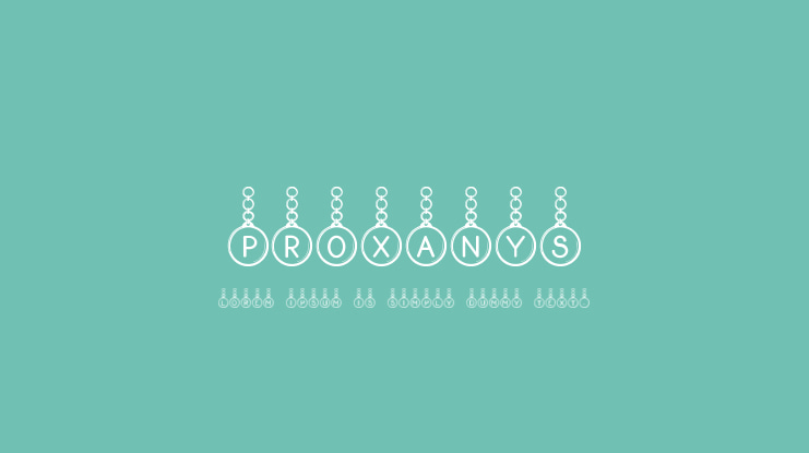 Proxanys Font