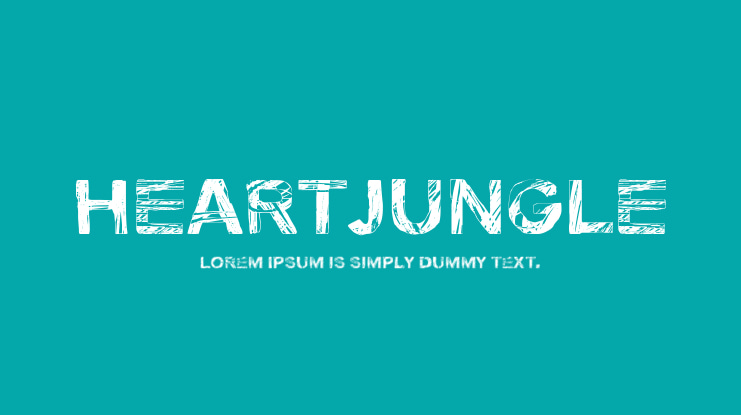 Heartjungle Font