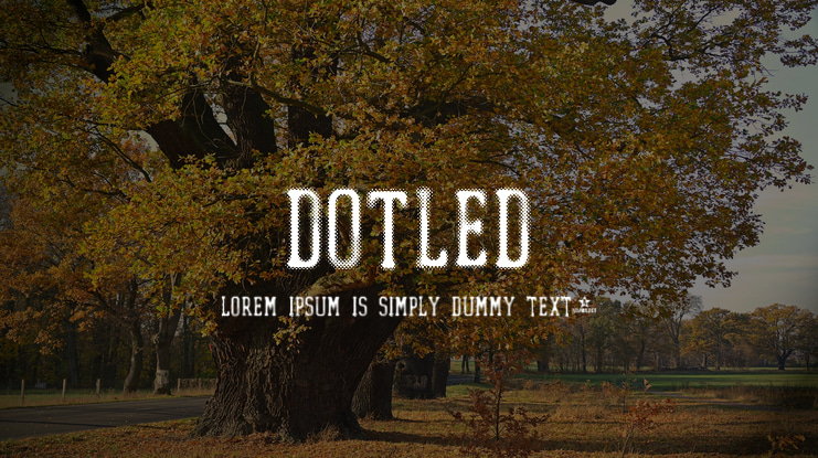 DOTLED Font