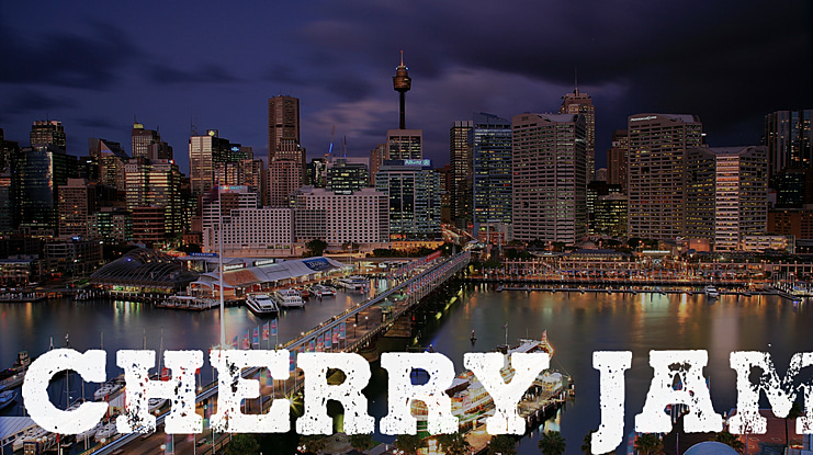 CHERRY JAM Font