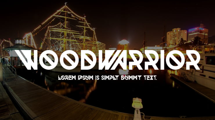 Woodwarrior Font Family