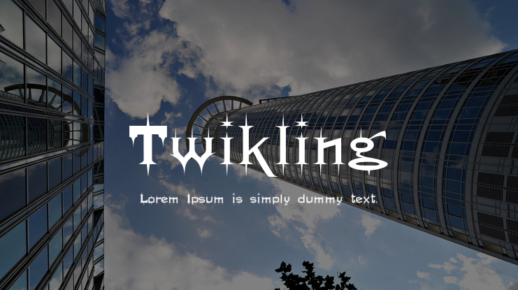 Twikling Font