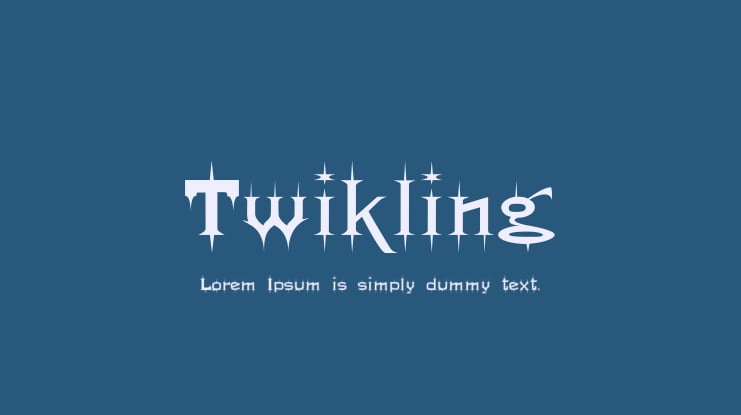Twikling Font