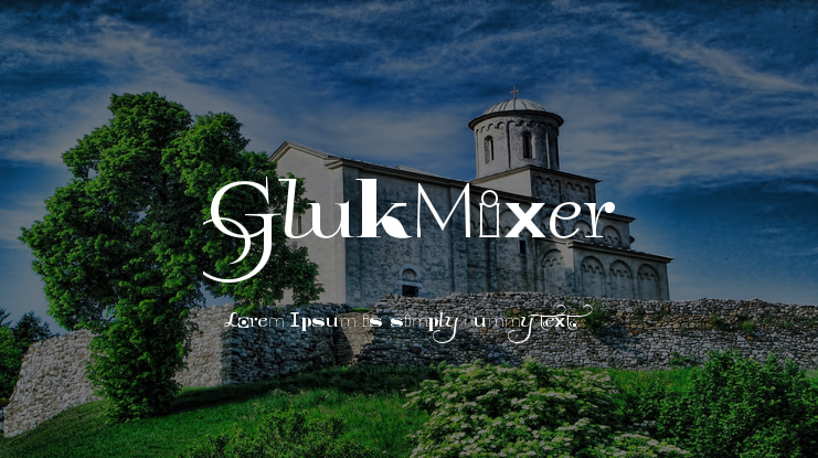 GlukMixer Font