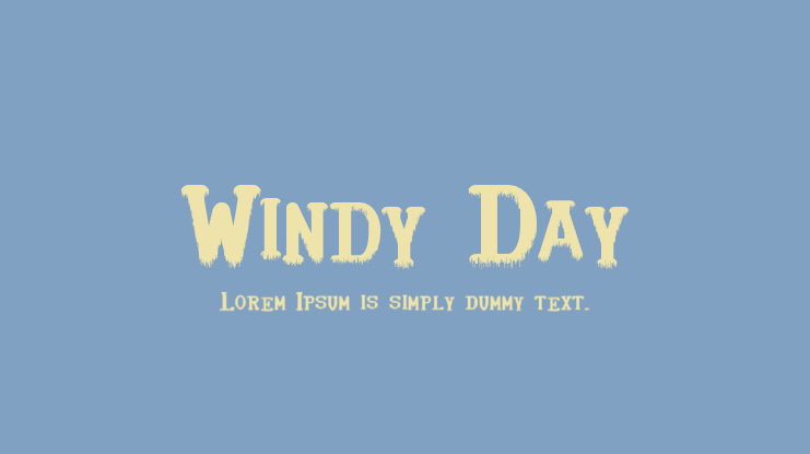 Windy Day Font