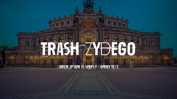 Trash Zydego Font
