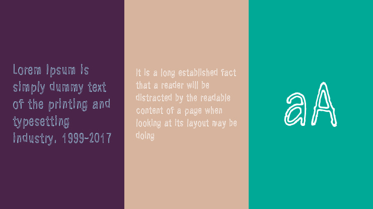 Here we are now, entertain us Font