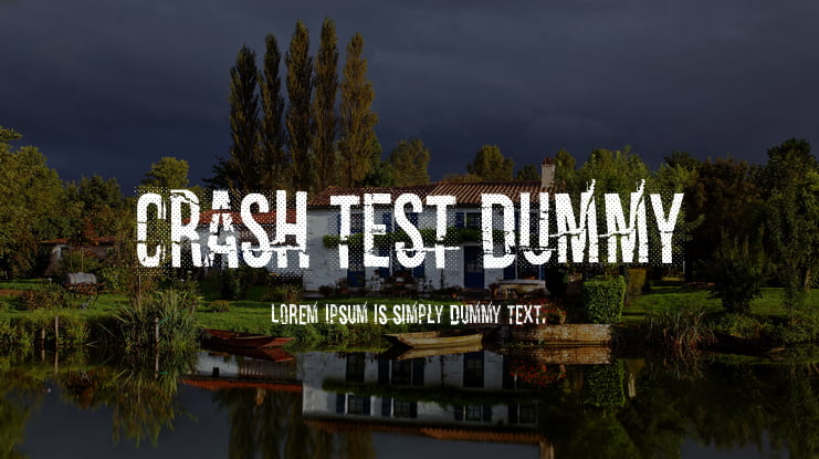 Crash test dummy Font