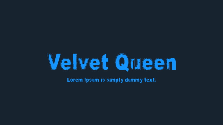 Velvet Queen Font