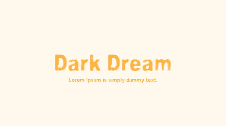 Dark Dream Font