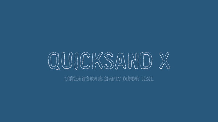 Quicksand x Font