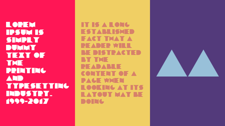 Chainsaw Geometric Font