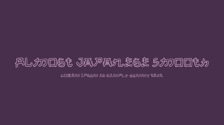 Almost Japanese Smooth Font