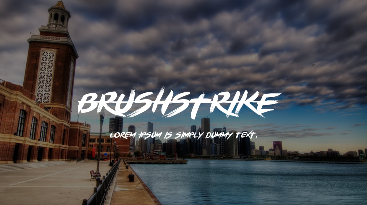 BRUSHSTRIKE Font